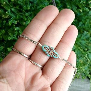 Dainty Boho Chic Czech Glass Beaded Anklet Bracelet, Adjustable